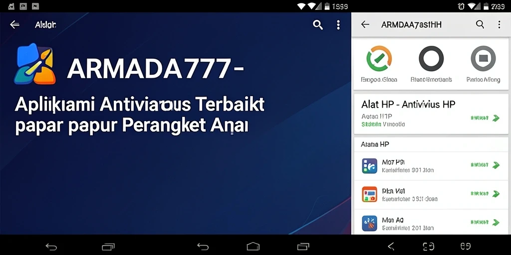 Antarmuka ARMADA777 menampilkan fitur keamanan yang intuitif dan mudah digunakan.