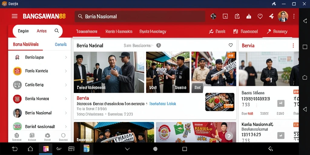 Tampilan antarmuka utama BANGSAWAN88 yang informatif dan menarik.